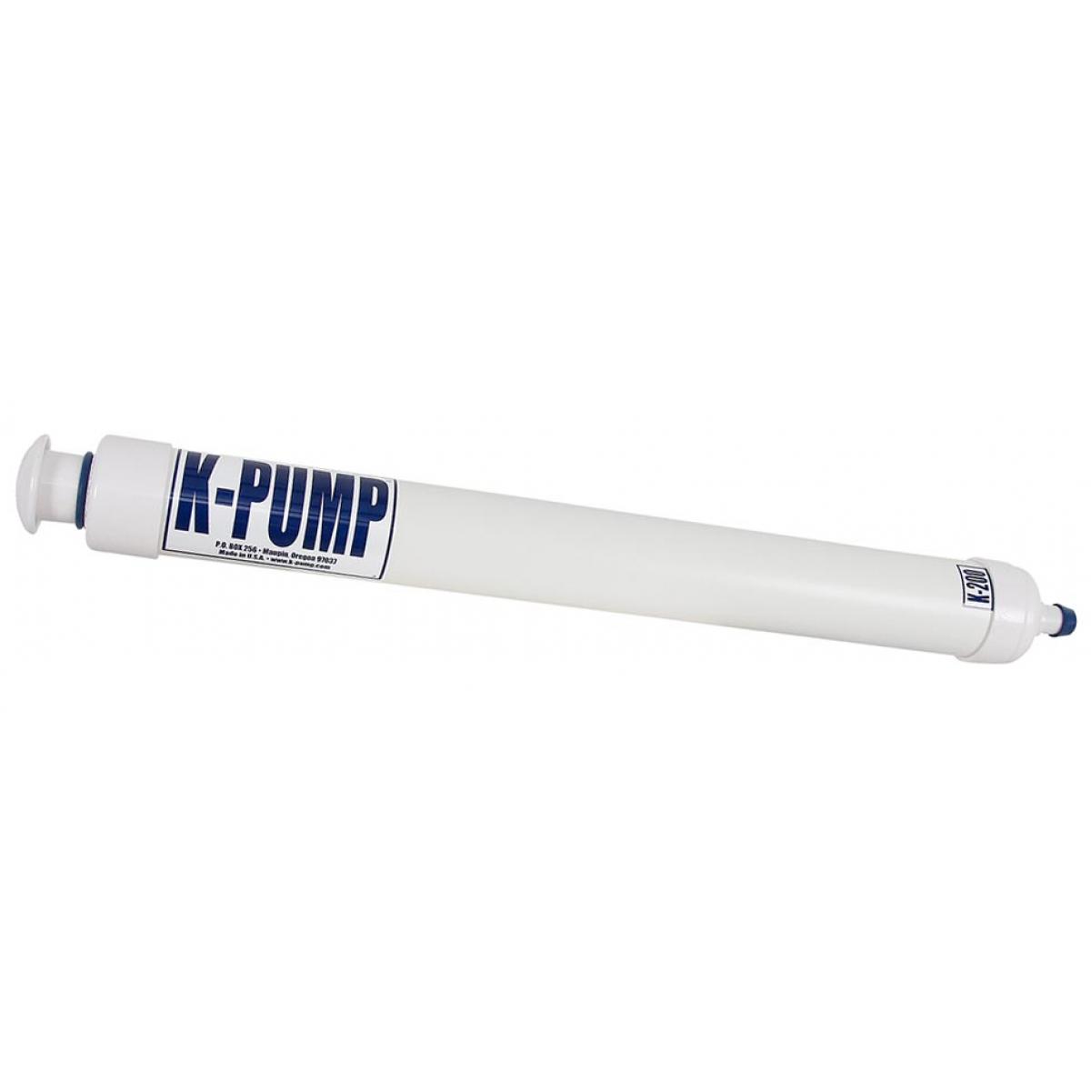 K-Pump K-200 Hand Pump for topping off, stow bag included
